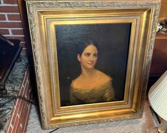 Framed Giclee on Board Reproduction "Miss Pearce" by Thomas Sully