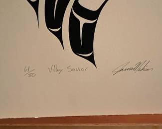 Silkscreen Print "Village Savior" by James Madison