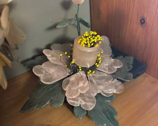 Assortment of Jade Floral Arrangements
