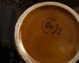 Two Lord Nelson Ware Brown Glaze Pitchers