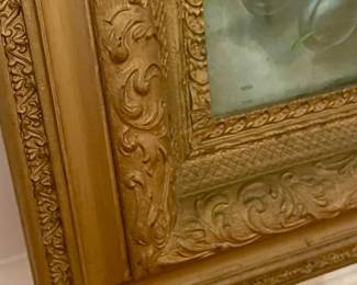 ANTIQUE FRAMED PRINT/ART