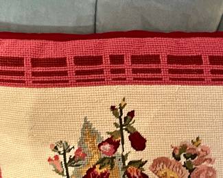 VINTAGE CROSS-STITCH PILLOW
