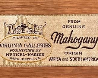 VINTAGE HENKEL HARRIS MAHOGANY 5-DRAWER CHEST