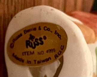 CHRISTMAS ORNAMENT FIGURES by RUSS