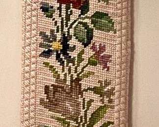 VINTAGE TAPESTRY BELL PULL