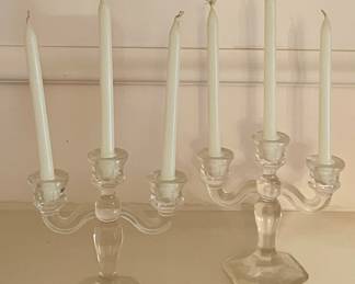 CRYSTAL CANDELABRAS