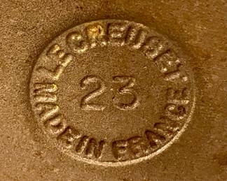 VINTAGE LE CRUESET ENAMEL SKILLET