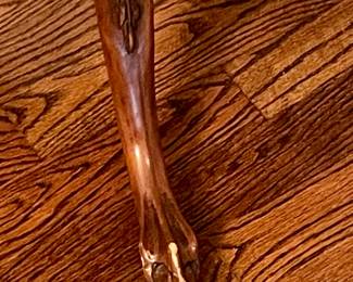 ANTIQUE 2-TIER PIE-CRUST TABLE