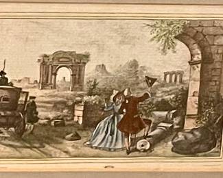 VINTAGE/ANTIQUE FRAMED WALL ART