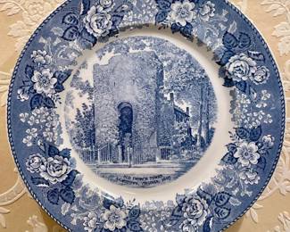 ANTIQUE OLD ENGLISH STAFFORDSHIRE WARE PLATE
