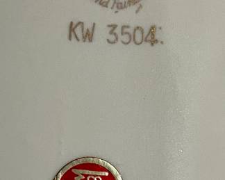 ANTIQUE LEFTON CHINA BISQUE "PINKY" WALL PLAQUE