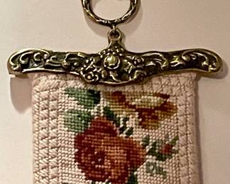 VINTAGE TAPESTRY BELL PULL