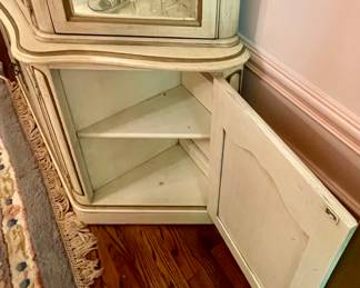 VINTAGE FRENCH PROVENCAL CHINA CABINET by WHITE FURNITURE CO.