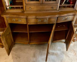 VINTAGE CHINA CABINET by WHITE FURNITURE CO.