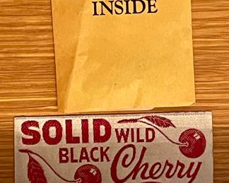 VINTAGE HENKEL HARRIS SOLID WILD BLACK CHERRY LOW BOY