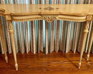 ANTIQUE FRENCH PROVENCAL CONSOLE TABLE