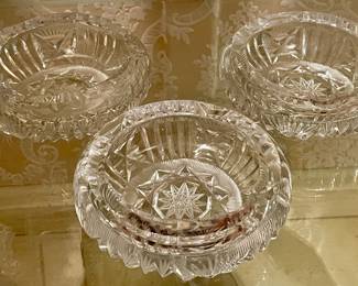 CRYSTAL ASHTRAYS - 5-AVAILABLE