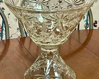 ANTIQUE 2-PCS PUNCH BOWL SET