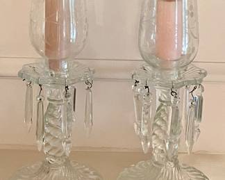CRYSTAL CANDLESTICKS