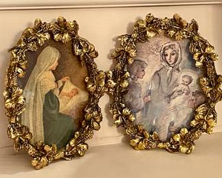 VINTAGE MADONNA FRAMED ART