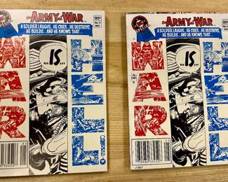 VINTAGE DC COMICS MONTHLY BOOKS - OUR ARMY AT WAR