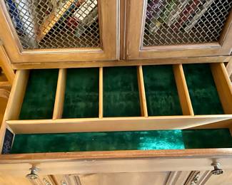 VINTAGE CHINA CABINET by WHITE FURNITURE CO.