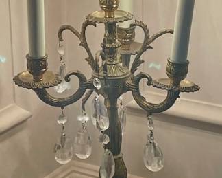 ANTIQUE CANDELABRA/LAMP