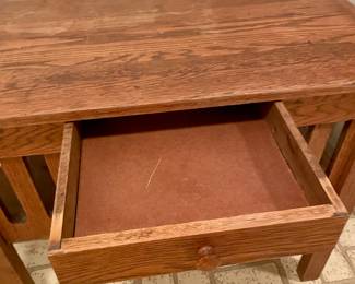 MISSION OAK DESK