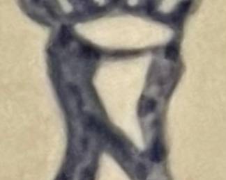 ANTIQUE CAPODIMONTE ROSE CANDLESTICK