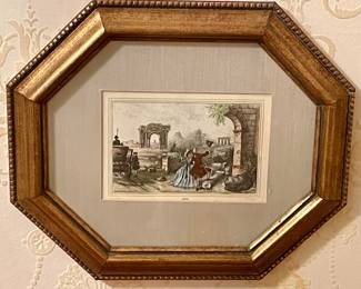 VINTAGE/ANTIQUE FRAMED WALL ART