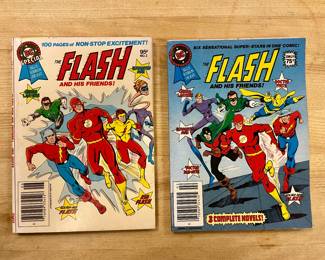 VINTAGE DC COMICS MONTHLY BOOKS - THE FLASH