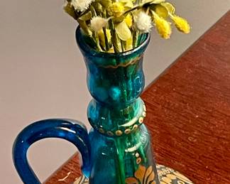 ANTIQUE TURQUOISE VASE