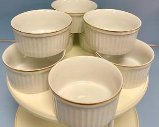 GOLD TRIMMED RAMEKINS