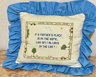 CROSS-STITCH PILLOW