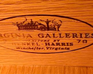 VINTAGE HENKEL HARRIS MAHOGANY 5-DRAWER CHEST