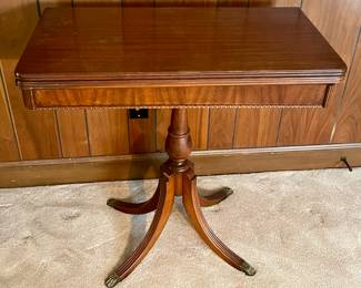 ANTIQUE BRIDGE/CARD TABLE