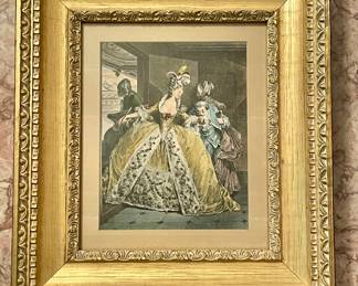 VINTAGE/ANTIQUE GILT FRAMED WALL ART