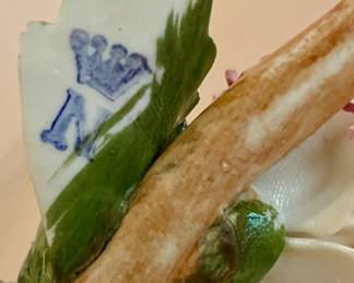 ANTIQUE CAPODIMONTE CANDLESTICK