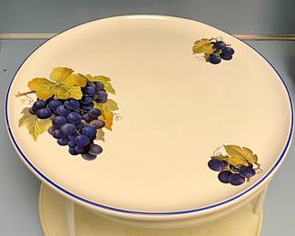 BERRY BOWL W/PLATE
