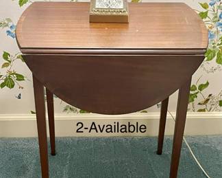 DROP-LEAF END TABLES by FERGUSON BROS. MFG. CO.