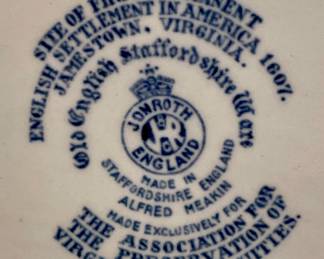 ANTIQUE OLD ENGLISH STAFFORDSHIRE WARE PLATE