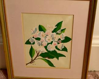 VINTAGE ORIGINAL WALL ART by B. MILLER