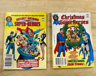VINTAGE DC COMICS MONTHLY BOOKS - SUPER HEROS