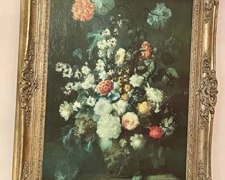 ANTIQUE FRAMED PRINT/ART