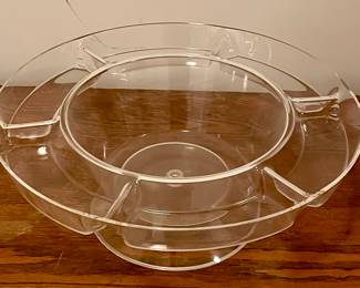 ACRYLIC SNACK SERVER