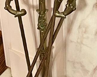 VINTAGE FIREPLACE TOOL SET