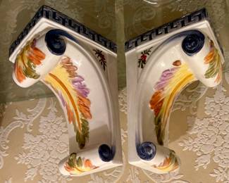 VINTAGE CORNICE WALL SHELVES