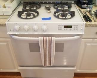 GE Profile gas range