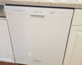 KitchenAid dishwasher with stainless steel interior