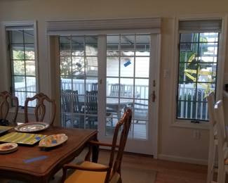 Sliding glass doors